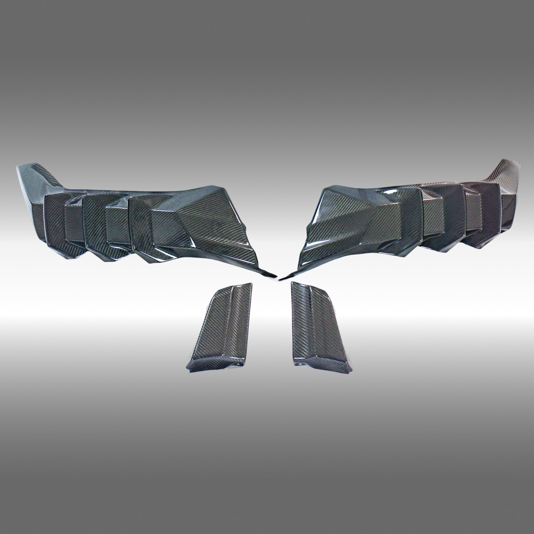 2018 Honda Civic Type R Touring carbon fiber lower bumper spoiler by NexaNovo