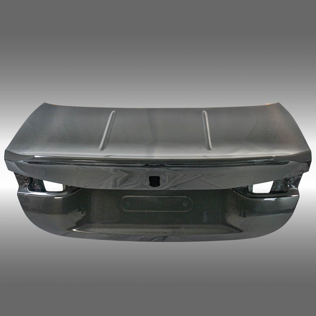 2022 BMW G22 M440i Coupe carbon fiber trunk lid by NexaNovo.