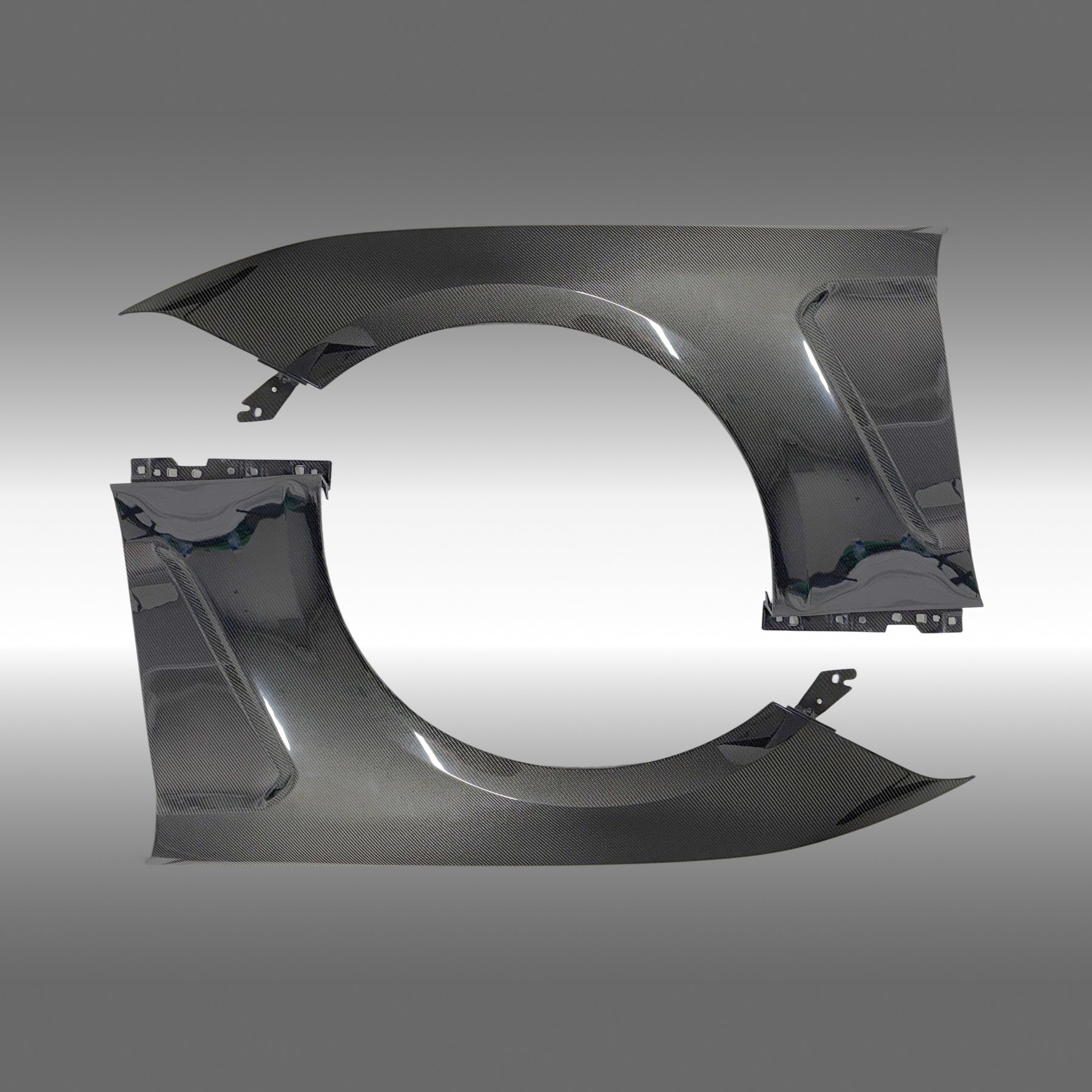 2019 Mustang wide body carbon fiber fender set by NexaNovo.