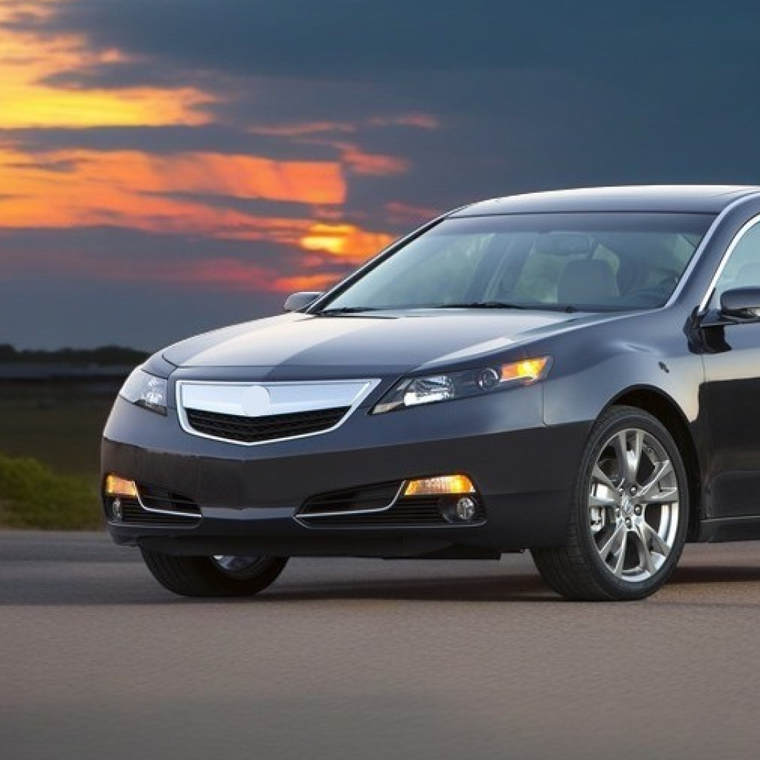 2013 Acura TL silver mesh grille bumper NexaNovo