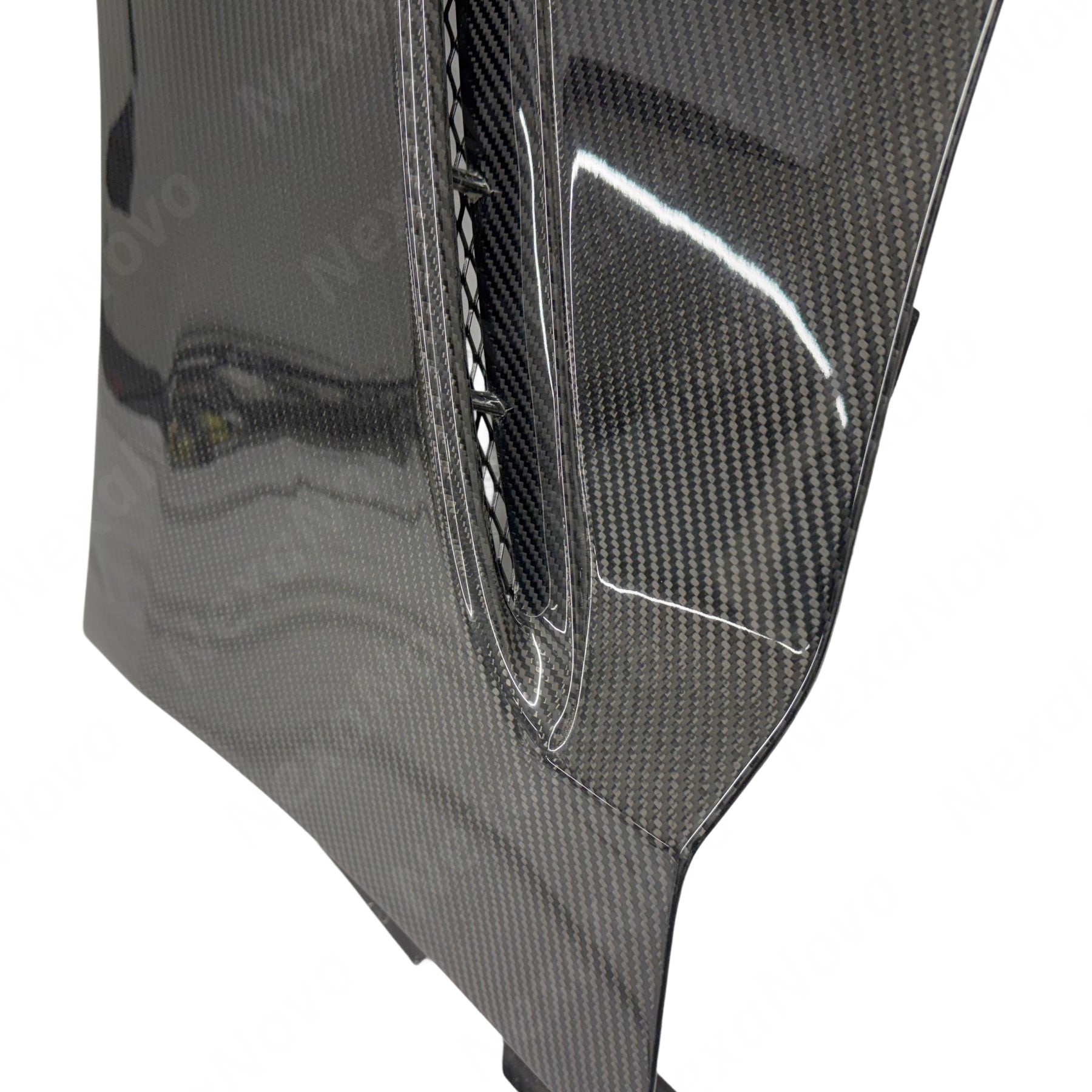 2019 Mustang NexaNovo wide body carbon fiber fenders for enhanced aerodynamics.