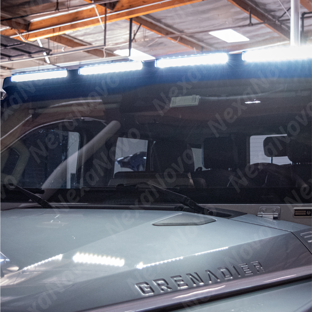 Installed Nexanovo four-light bar on 2025 INEOS Grenadier