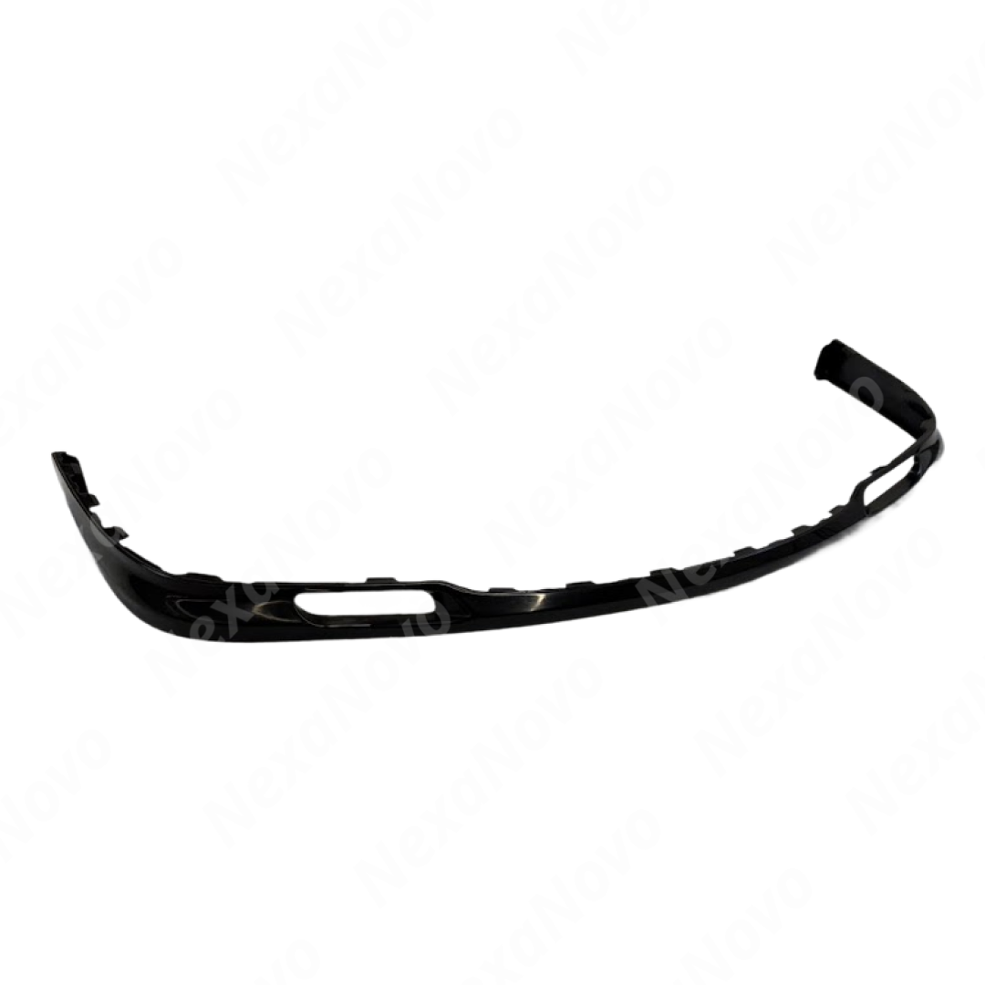 Close-up of the smooth finish on the NexaNovo 997 Turbo front lip