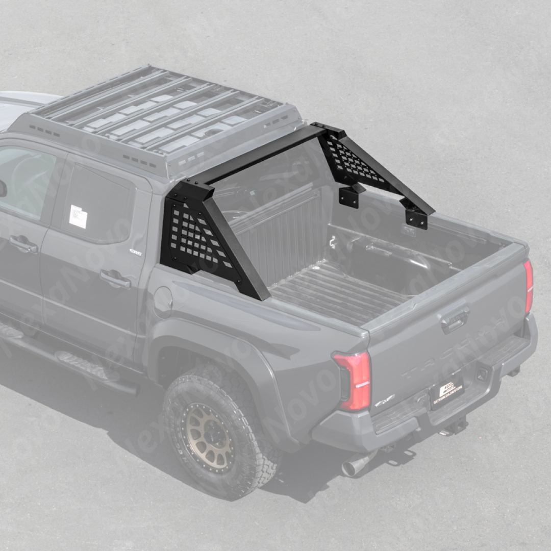 Adjustable Rear Trunk Bed Sport Chase Rack Roll Bar For Toyota Tacoma 2024-2026 NexaNovo