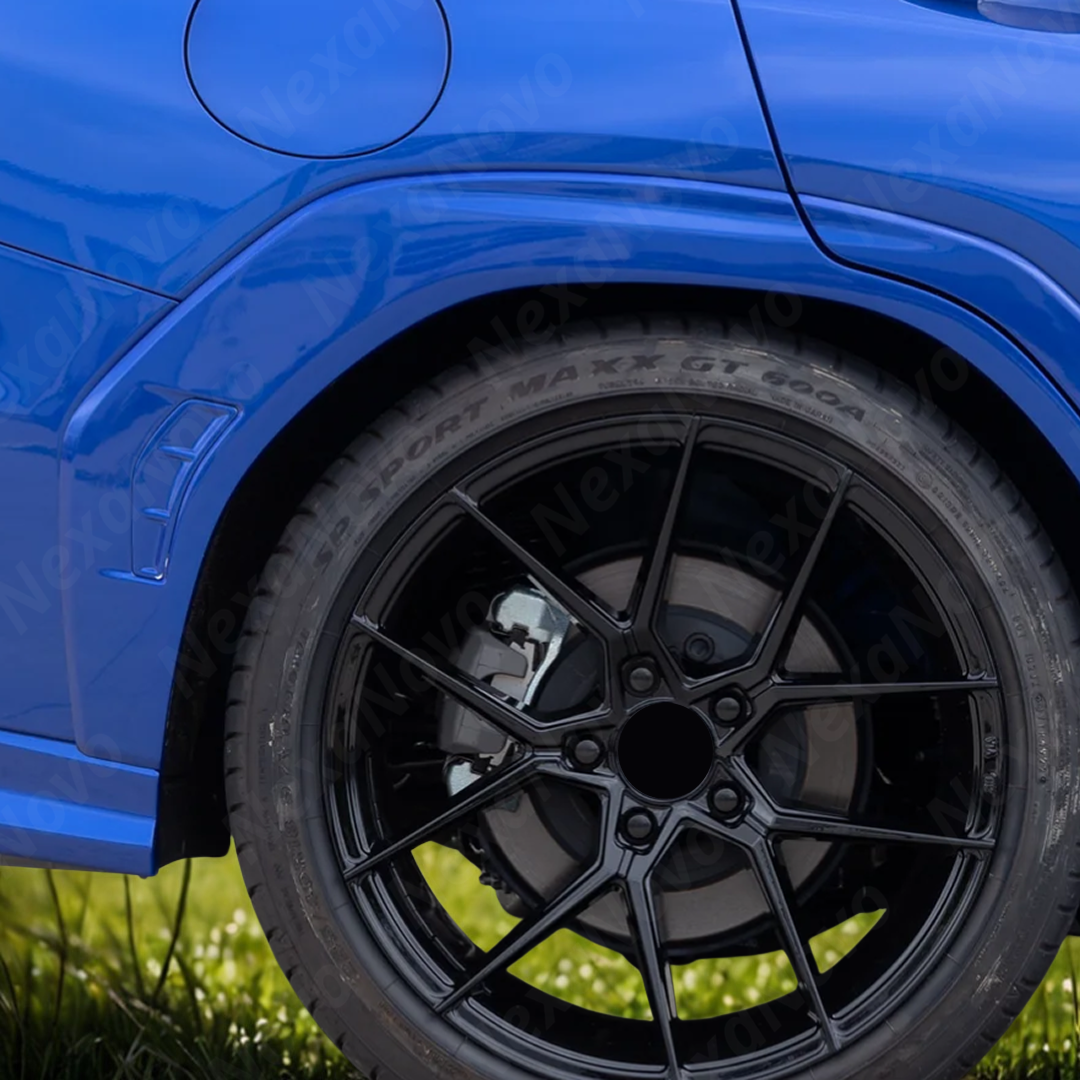Nexanovo Subaru VB WRX K7X WR Blue Pearl wide body conversion flares