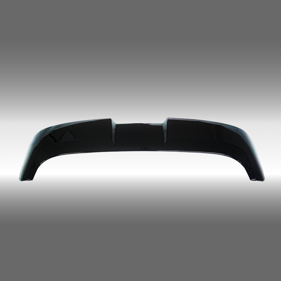 First step of rear spoiler wing installation for Impreza RS