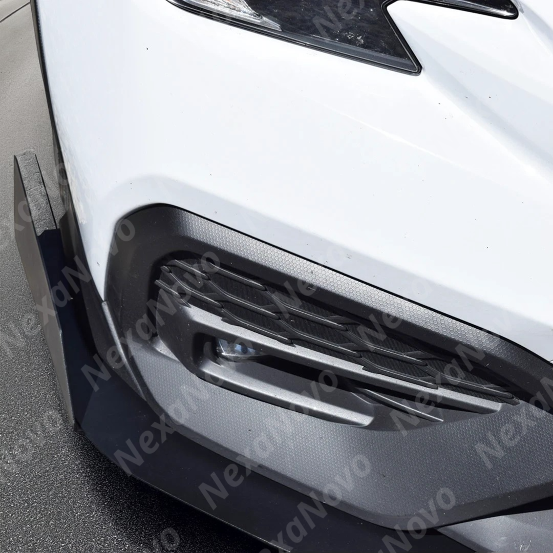 Subaru WRX VB in motion with NexaNovo adjustable front lip