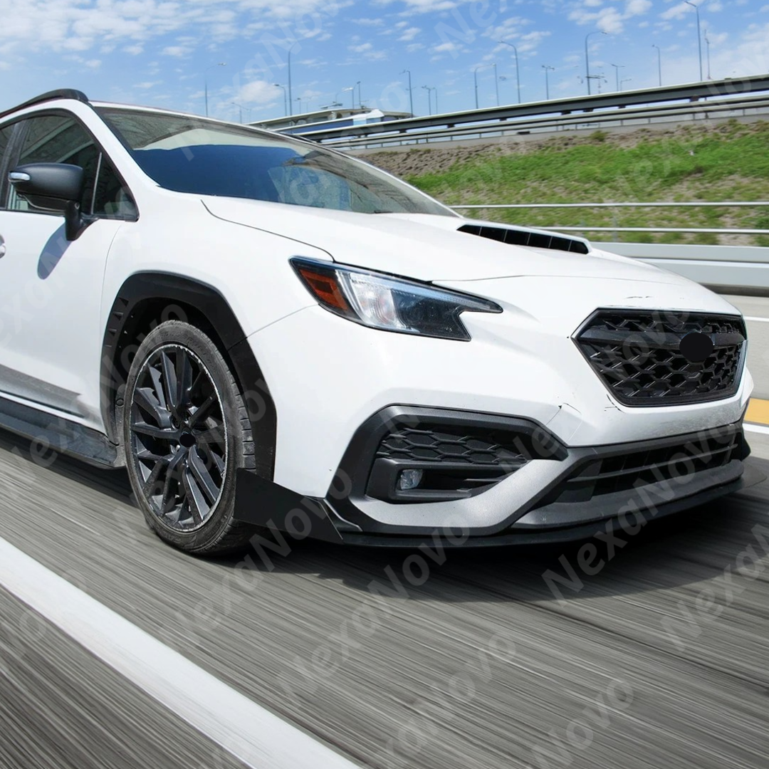 Underside view of NexaNovo aluminum front lip showing mounting points