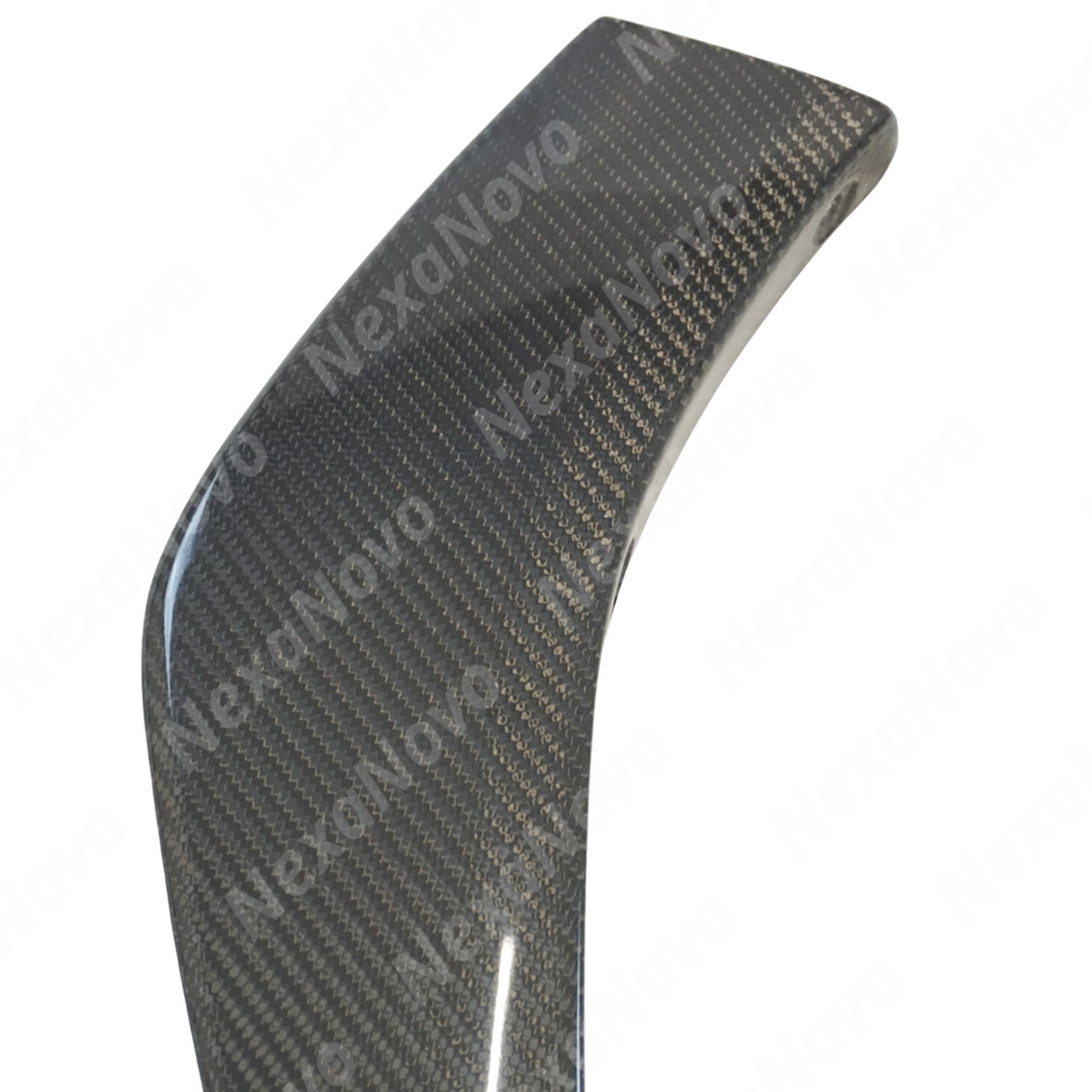 Comparison of stock vs NexaNovo wide body carbon fiber fender flares on Subaru WRX VB