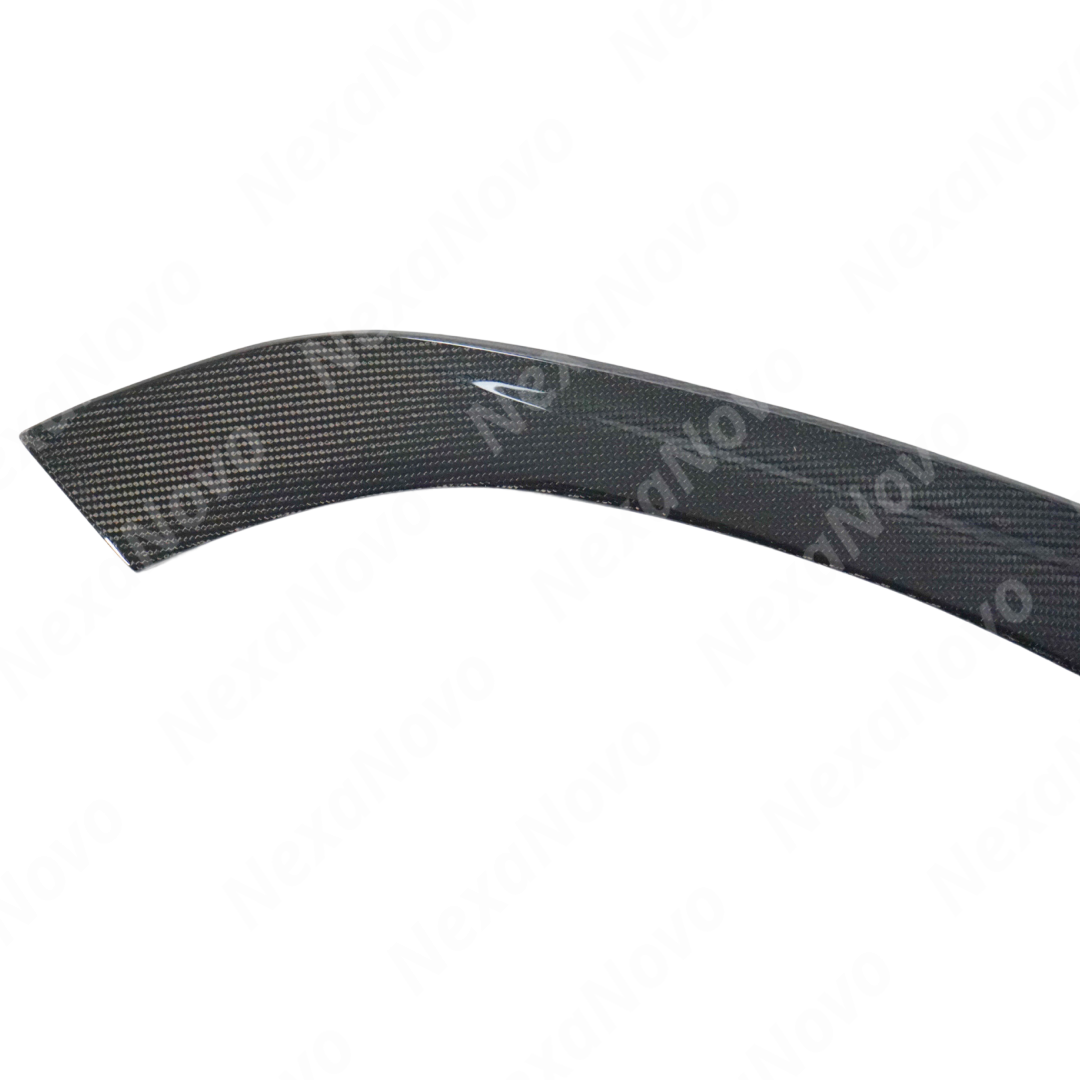 NexaNovo carbon fiber fender flares creating a strong visual enhancement on WRX VB
