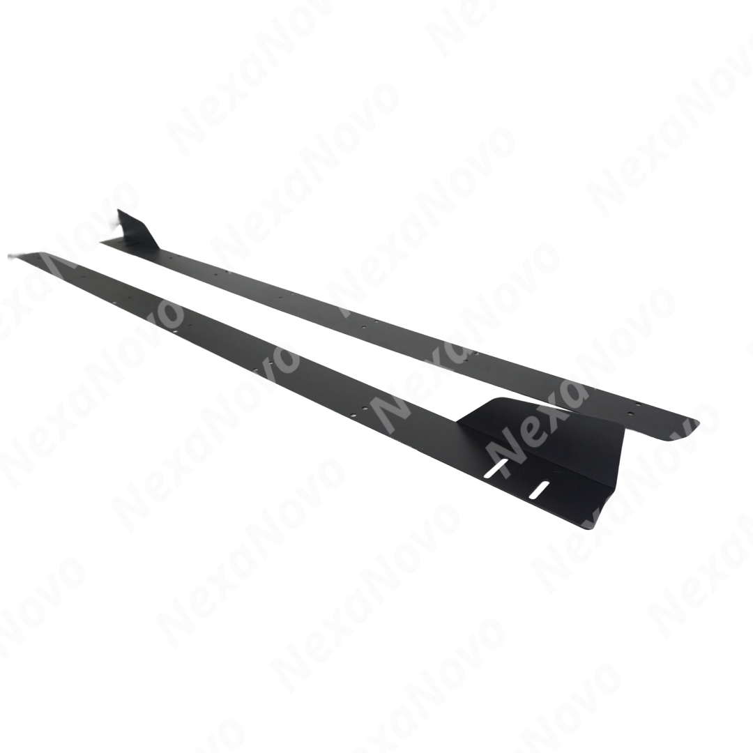 Durable NexaNovo aluminum material of WRX VB side skirt splitter