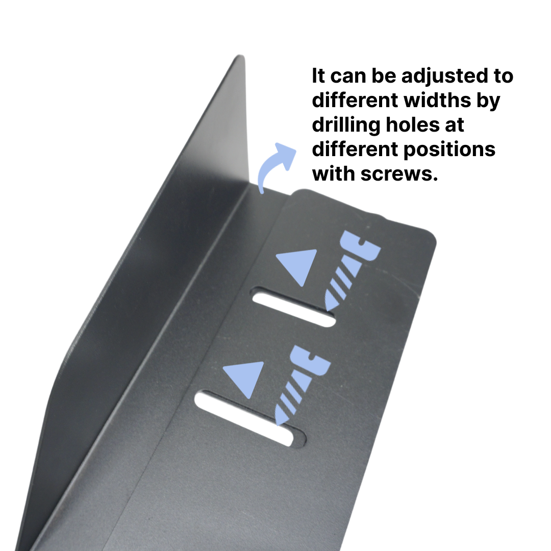 Detailed view of the NexaNovo adjustable mechanism on the side body skirt.