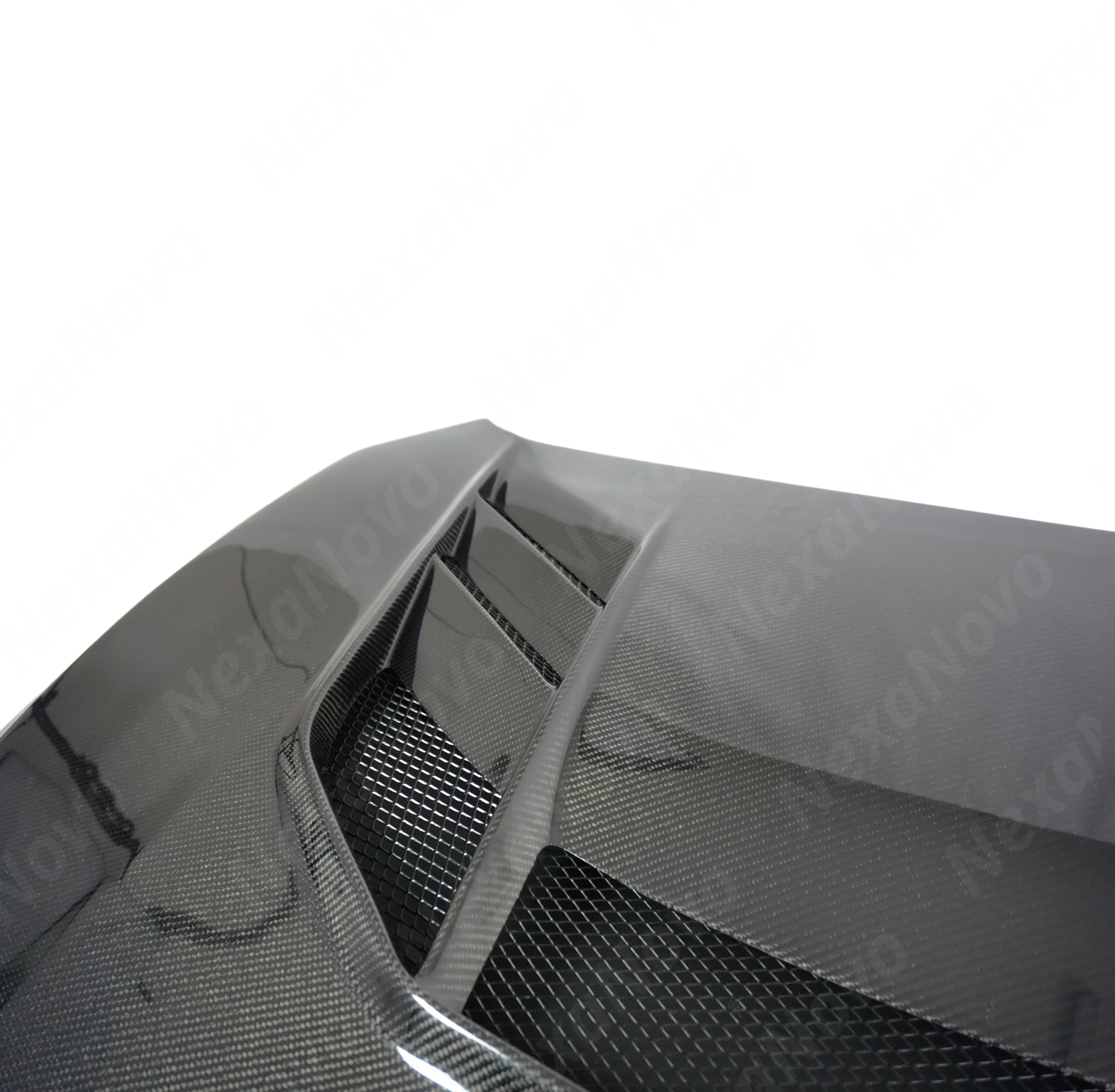NexaNovo 2016 WRX VA carbon FMIC scoop hood upgrade