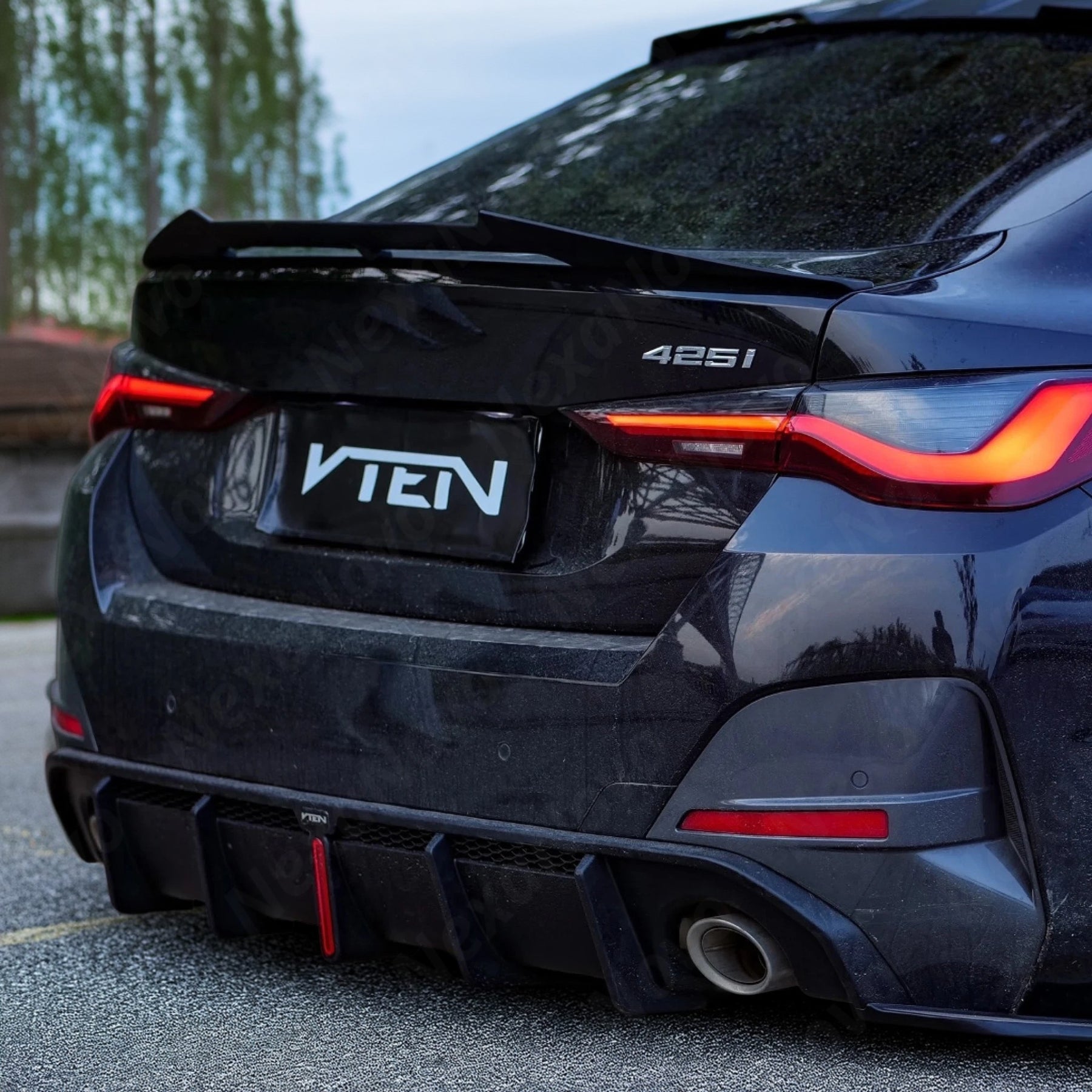 BMW G26 VTEN carbon rear wing spoiler lightweight performance