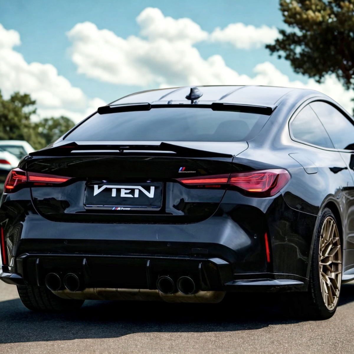 BMW 4 Series G26 VTEN trunk lip spoiler wing by NexaNovo