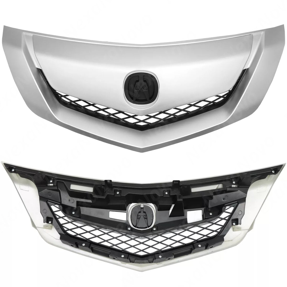 Sliver Front Grille Assembly For Acura TL (2009-11) NexaNovo