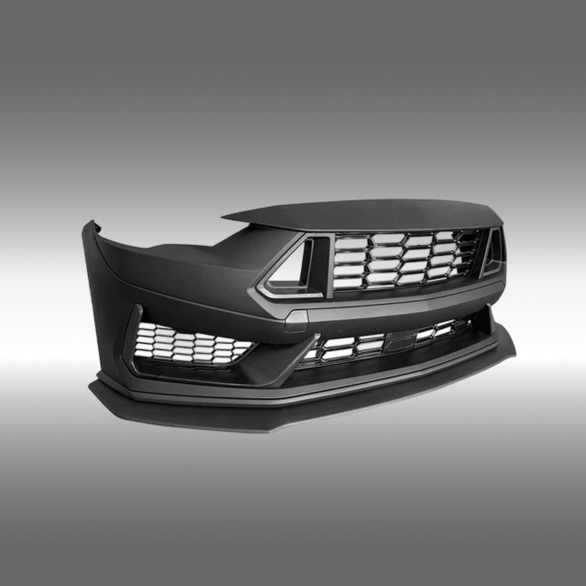 Dark Horse Style Front Bumper Cover Fascia Upper Lower Grilles Lip Body Kits For Ford Mustang (2018-2023) NexaNovo