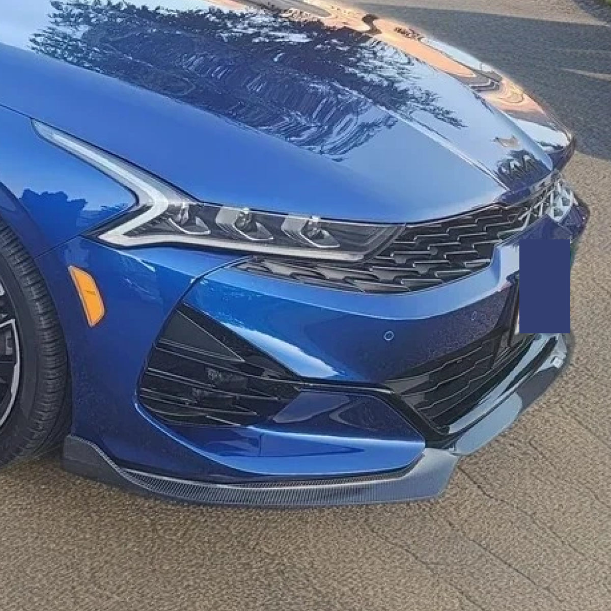 Front PU Aero Bumper Lip Splitter Unpainted KDM Style for KIA K5 2021-2025 NexaNovo