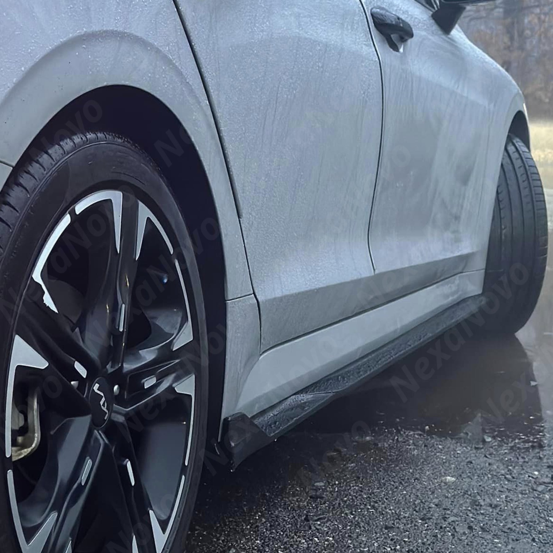 Side Body Skirts Splitters Under Spoilers Rocker Panel Bottom Extension Lips For KIA K5 (2021-2025) NexaNovo
