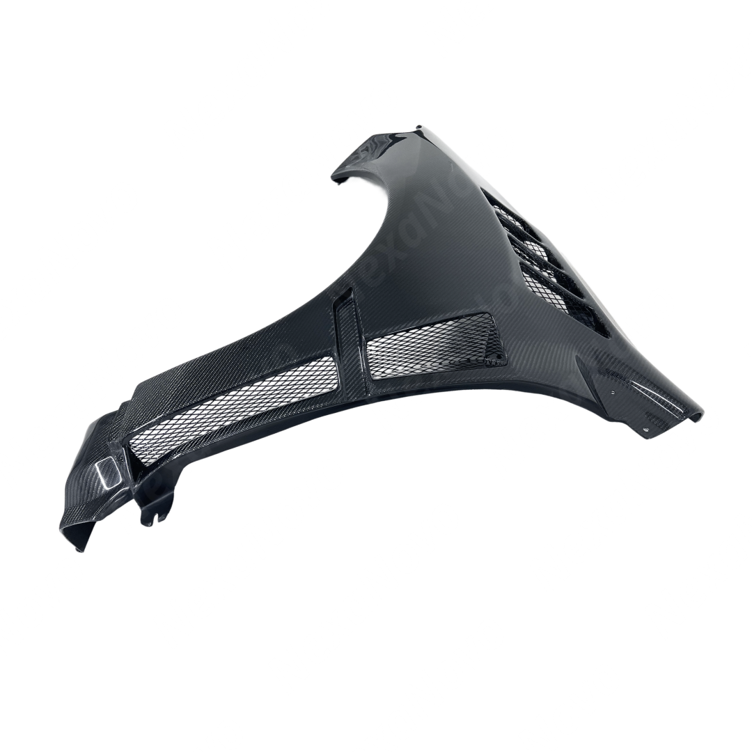 Real carbon fiber front fender panel for 2017 Subaru WRX STI by NexaNovo