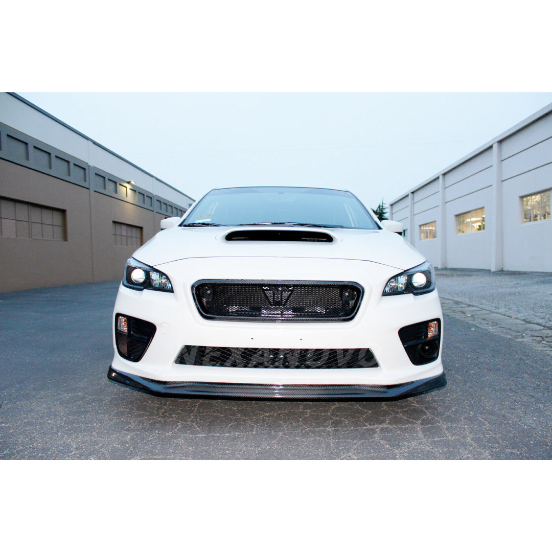 2016 Subaru WRX STI Pure Carbon Fiber Grill Replace by NexaNovo