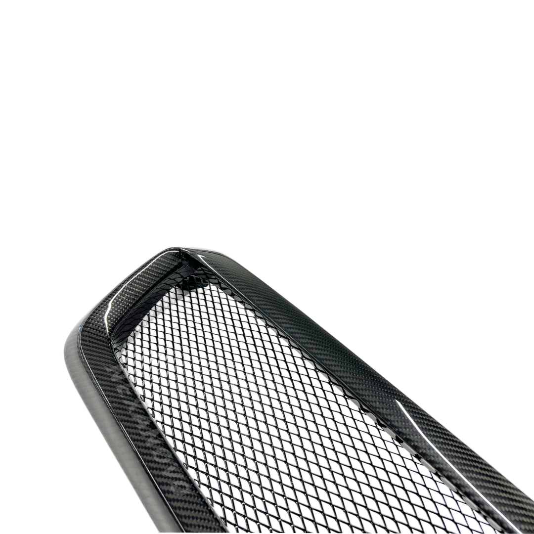 NexaNovo Pure Carbon Fiber Front Grilles Mesh Replacement for 2017 Subaru WRX STI