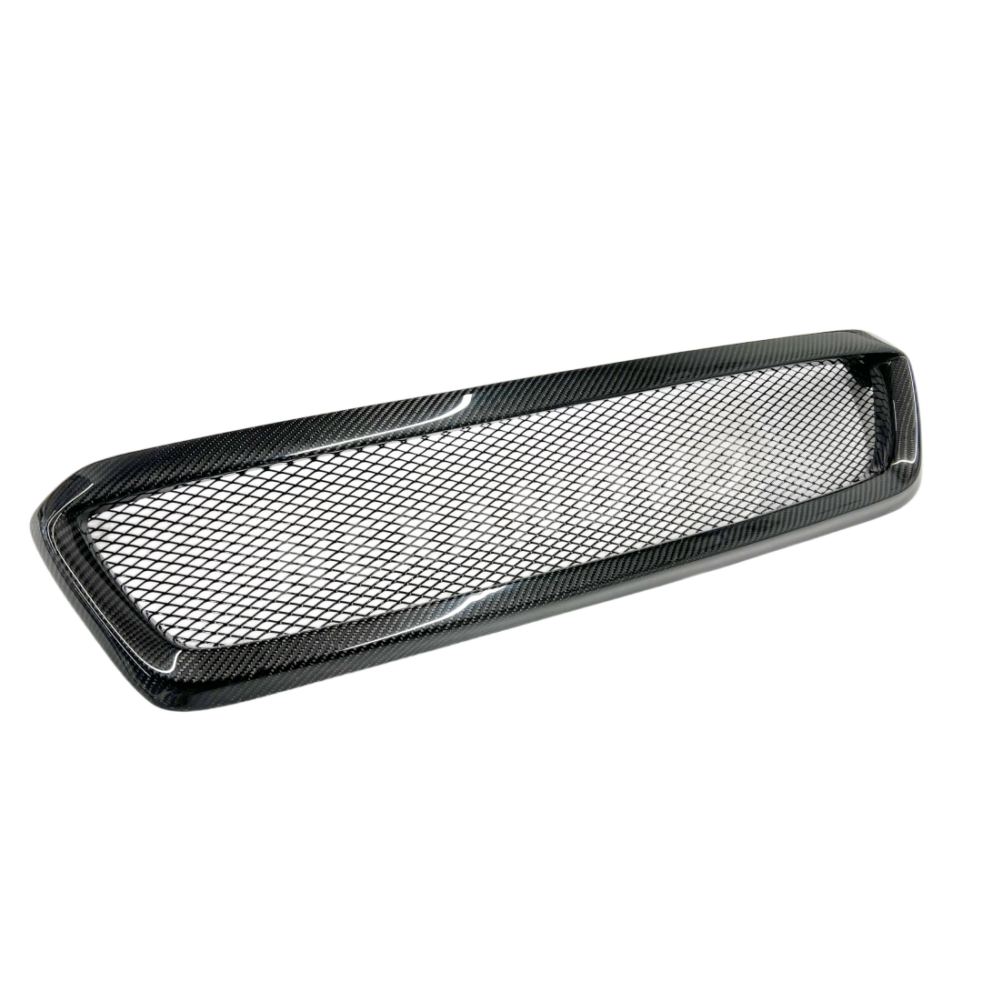 NexaNovo Pure Carbon Fiber Front Grilles Mesh Replacement for 2016 Subaru WRX STI