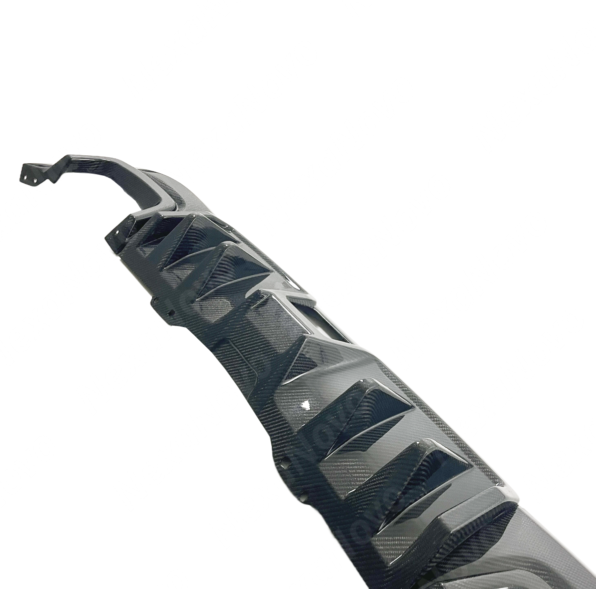 2018 Subaru WRX STI NexaNovo carbon fiber rear lower bumper wing lip diffuser