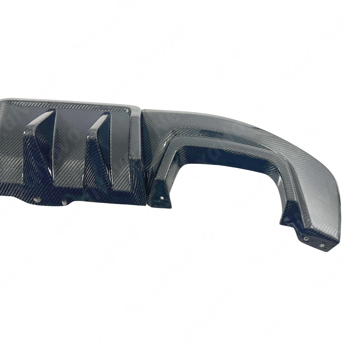 NexaNovo carbon fiber rear diffuser for 2018 Subaru WRX STI with quad exhaust