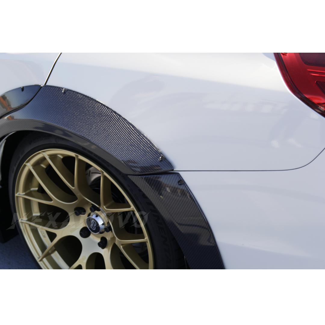 2021 Subaru WRX STI Carbon Fiber Bushwacker Fender Flares by NexaNovo