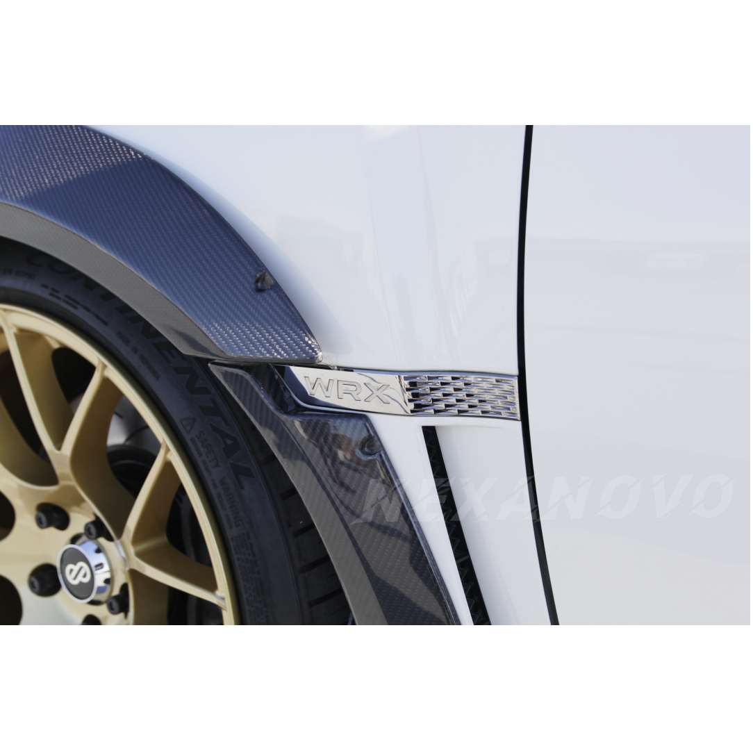 NexaNovo Carbon Fiber Auto Fender Flares for 2018 Subaru WRX STI