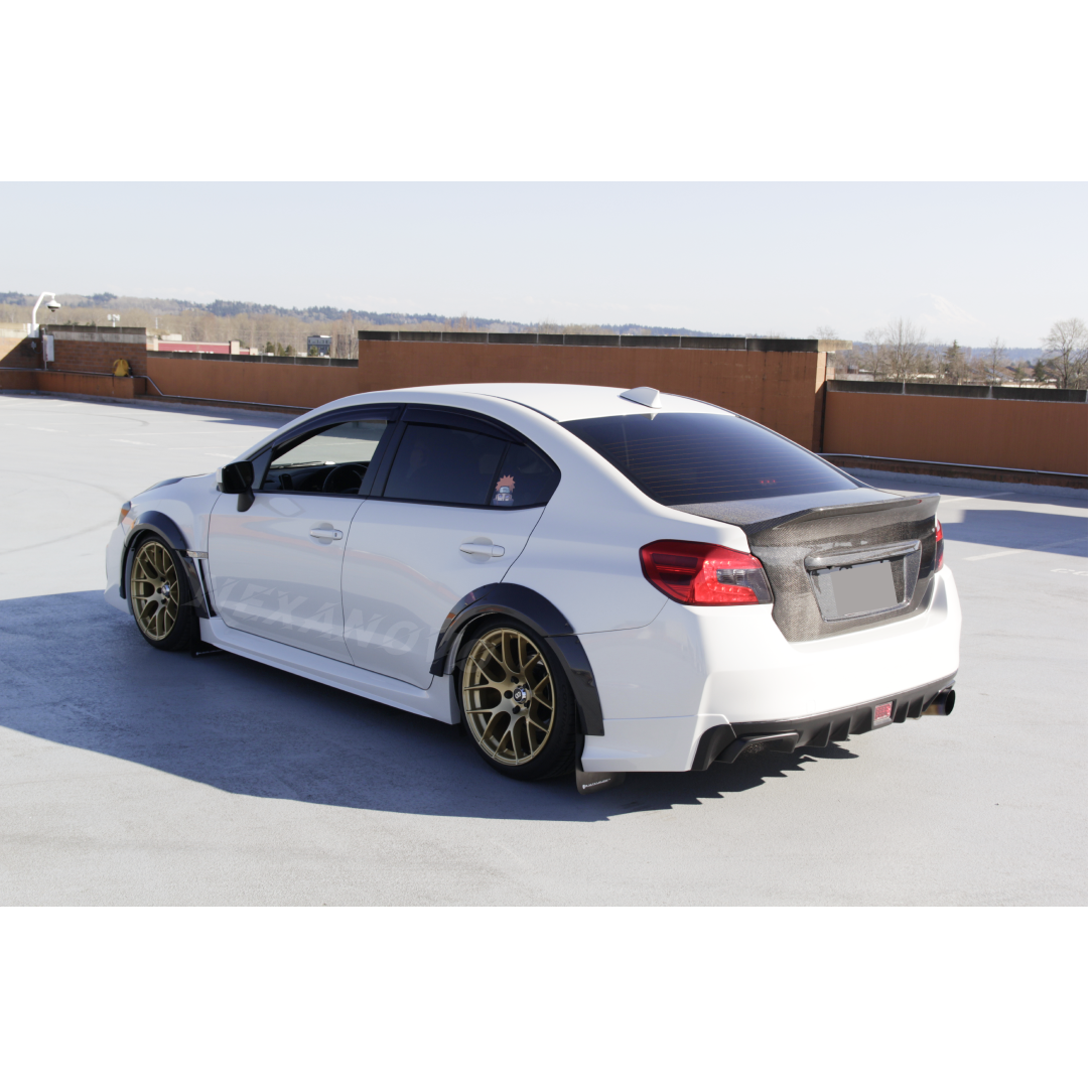 NexaNovo Carbon Fiber Car Wheel Arch Fender Flares for 2016 Subaru WRX STI