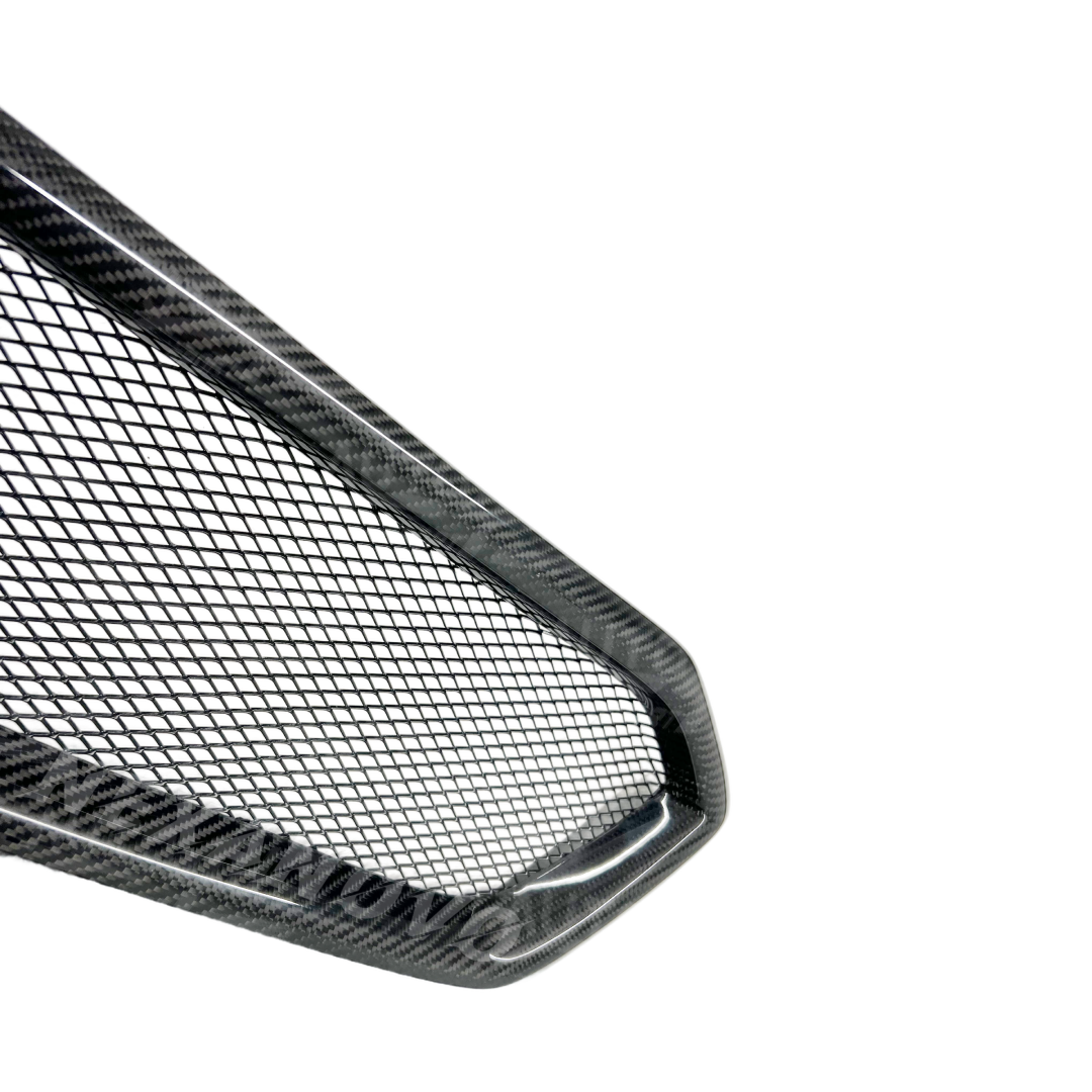 NexaNovo Carbon Fiber Front Grilles Mesh Replacement for 2021 Subaru WRX STI