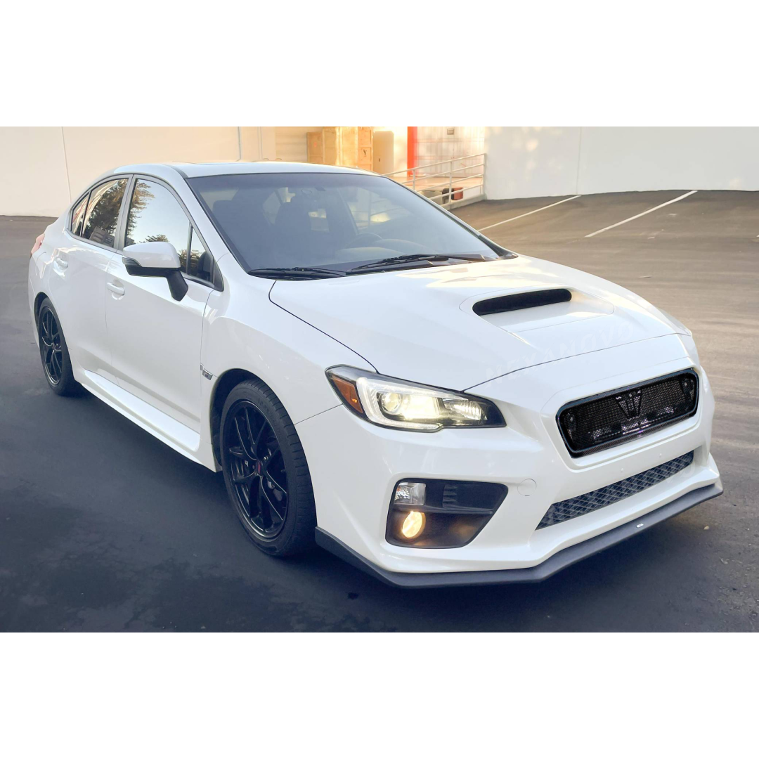 NexaNovo Pure Carbon Fiber Front Grilles Mesh Replacement for 2015 Subaru WRX STI