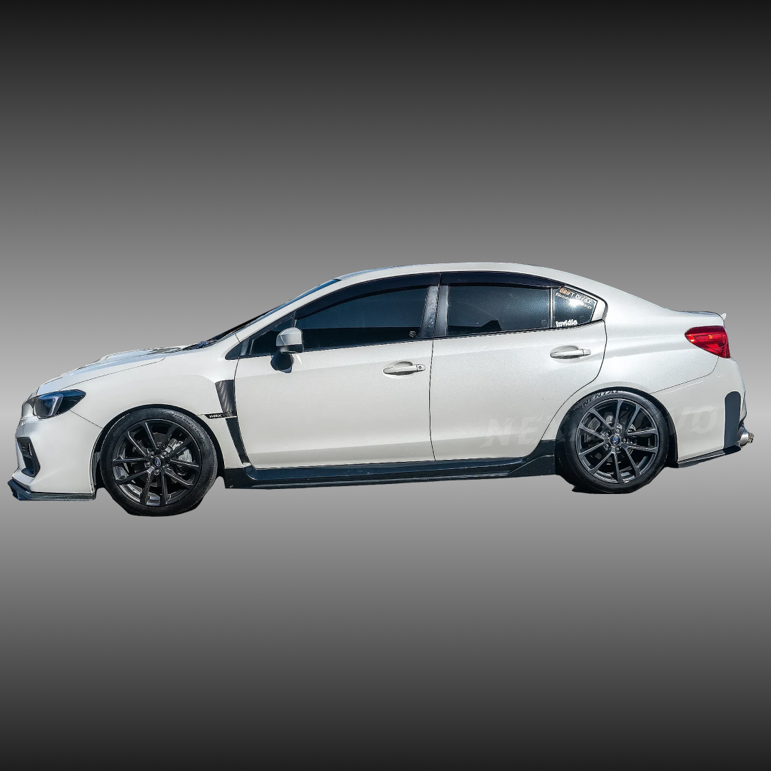 NexaNovo Gloss Black ABS Side Skirts for Subaru WRX STI (2015-2021)