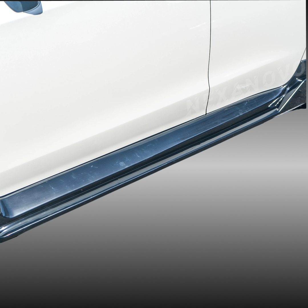 NexaNovo Gloss Black ABS Side Skirts for Subaru WRX STI (2015-2021)