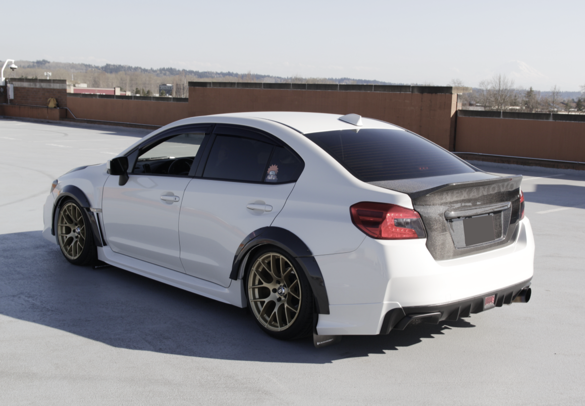 NexaNovo Real Carbon Fiber Rear Trunk Lid For 2017 WRX STI