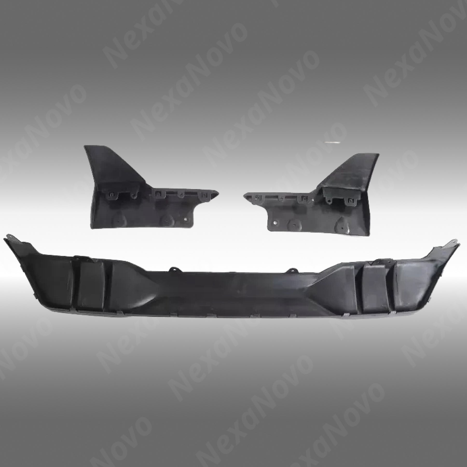 Gloss Black Rear Diffuser + Side Splitters Body Kit for BMW X5 (2019-2025) NexaNovo