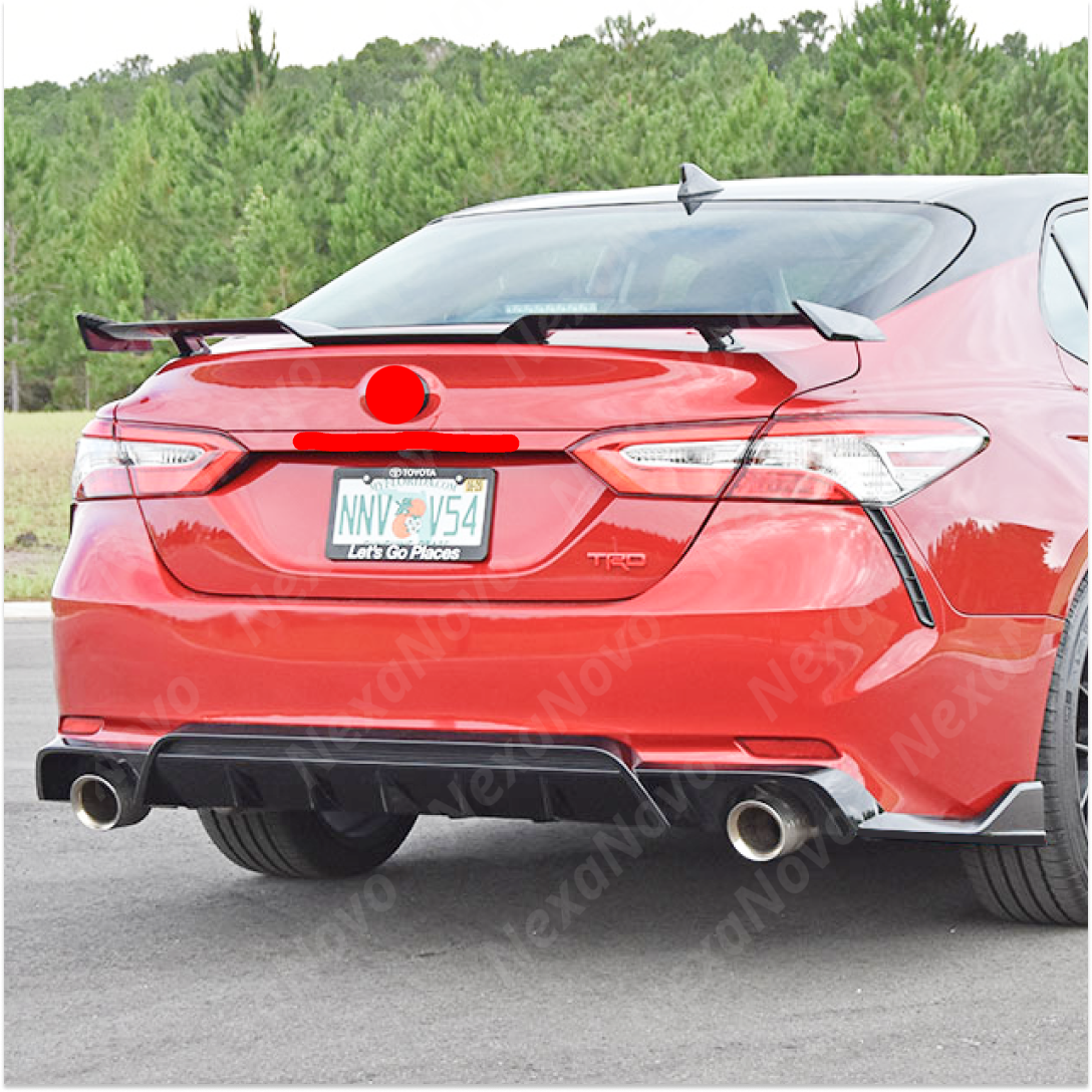 2023 Toyota Camry TRD Style Rear Bumper Corners Splitters (4 Colors) by NexaNovo