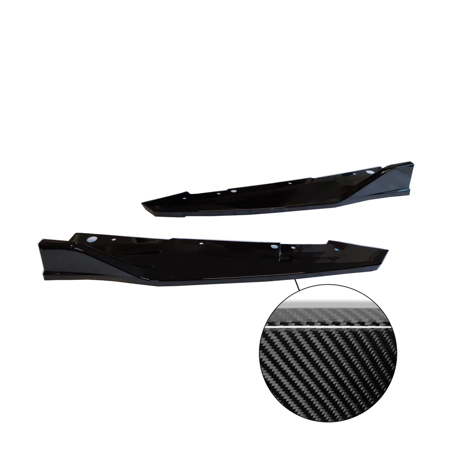 2022 Toyota Camry TRD Style Rear Splitters Corners with 4 Color Selections by NexaNovo