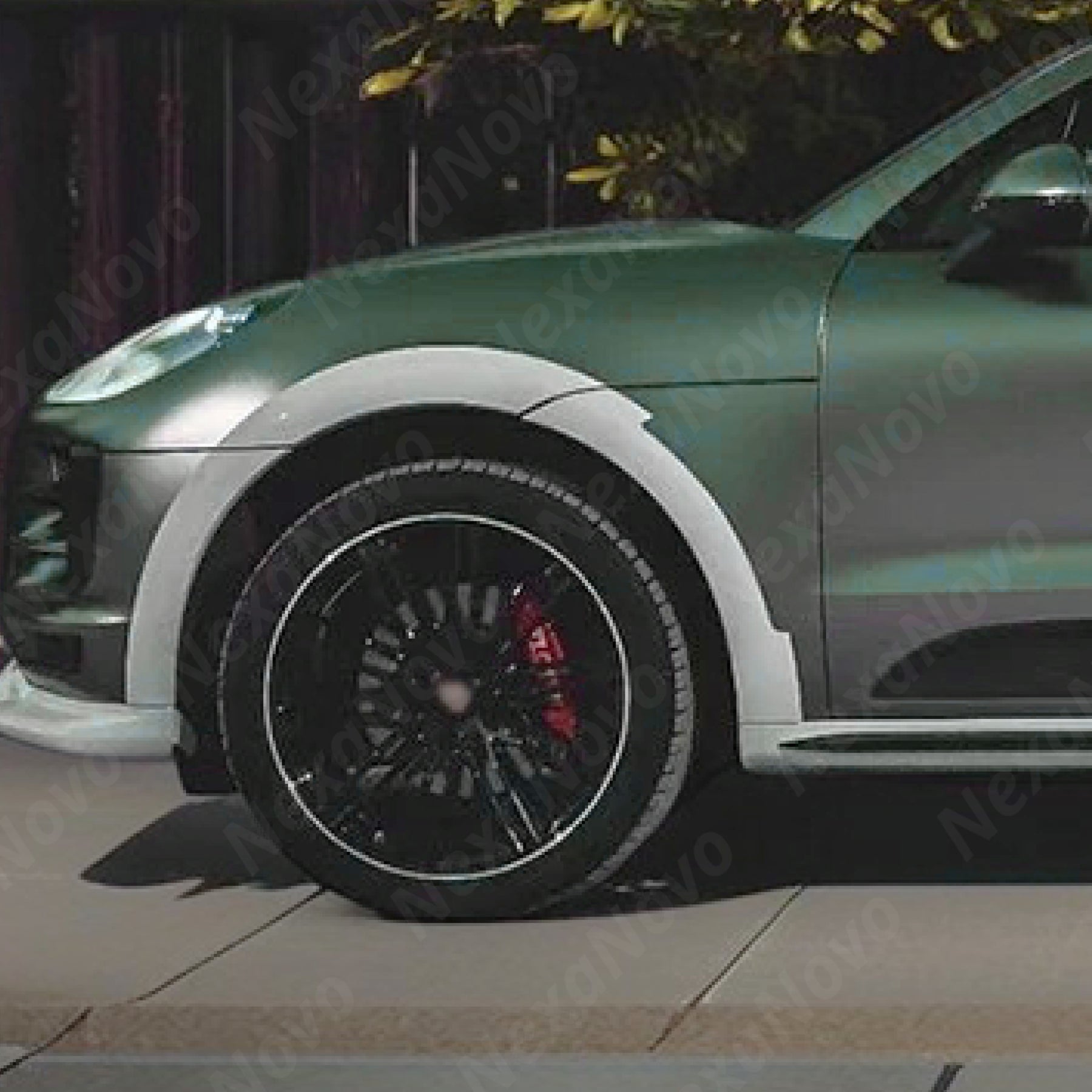 Porsche Macan Wide Body Primer Black Unpainted Fender Flares (2019-2021) Nexanovo