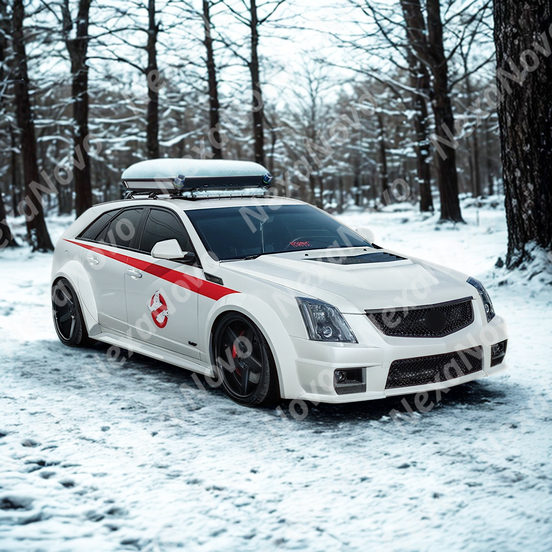 Rear view of uninstalled NexaNovo carbon fiber internal lens covers