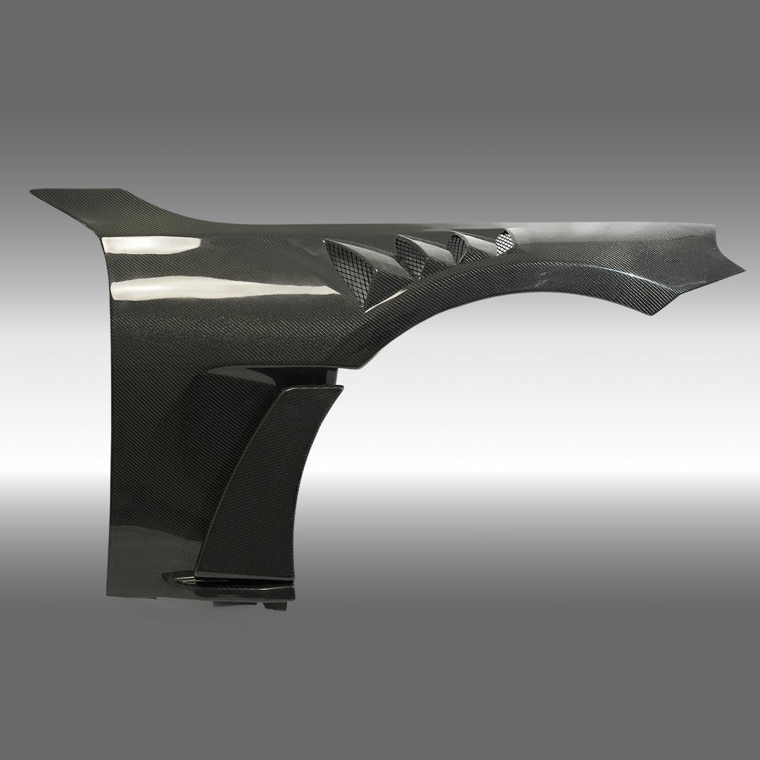 NexaNovo carbon fiber fender N style installed on a 2023 BMW M2 G87