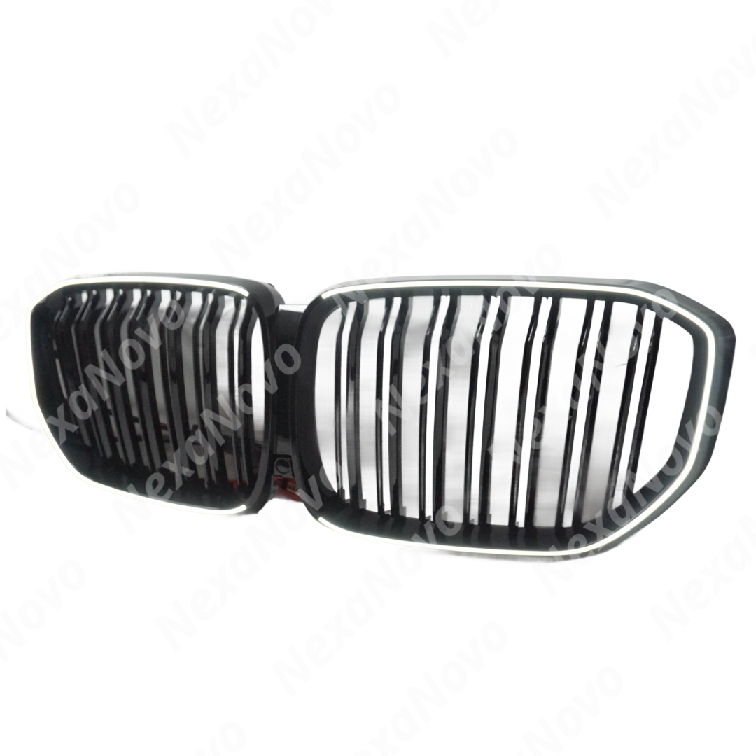 Precision fitment of the NexaNovo car grilles accessories on 2021 BMW X5 G05