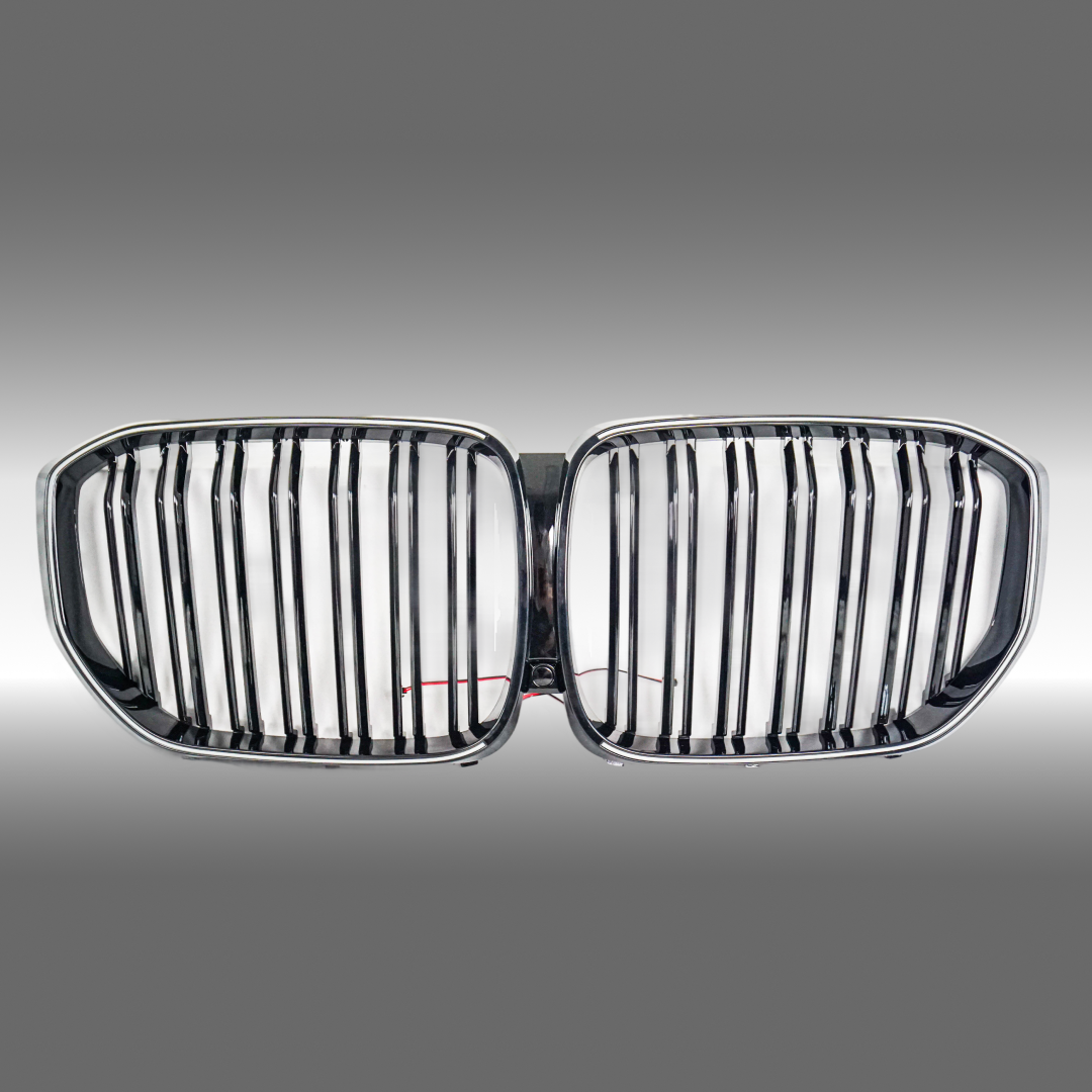 NexaNovo car front bumper grills accessories with LED on a 2019 BMW X5 G05