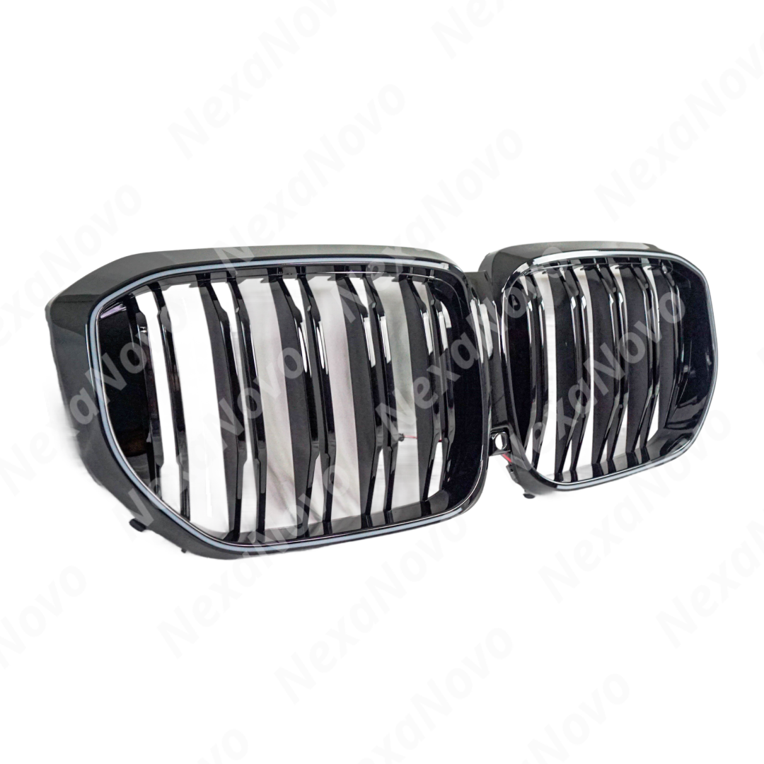 Rear view of the uninstalled NexaNovo LED grills showing wiring