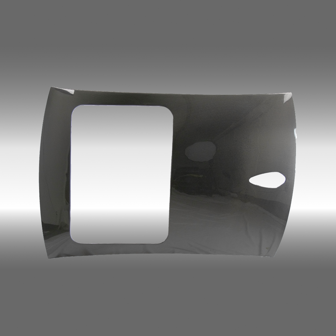 NexaNovo real carbon fiber roof top cover on a 2019 BMW G20 3 Series