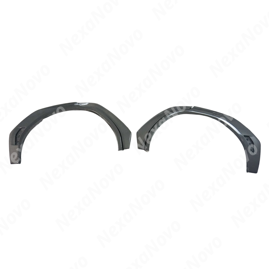 Durable NexaNovo real carbon fiber construction of Subaru WRX VB fender flares