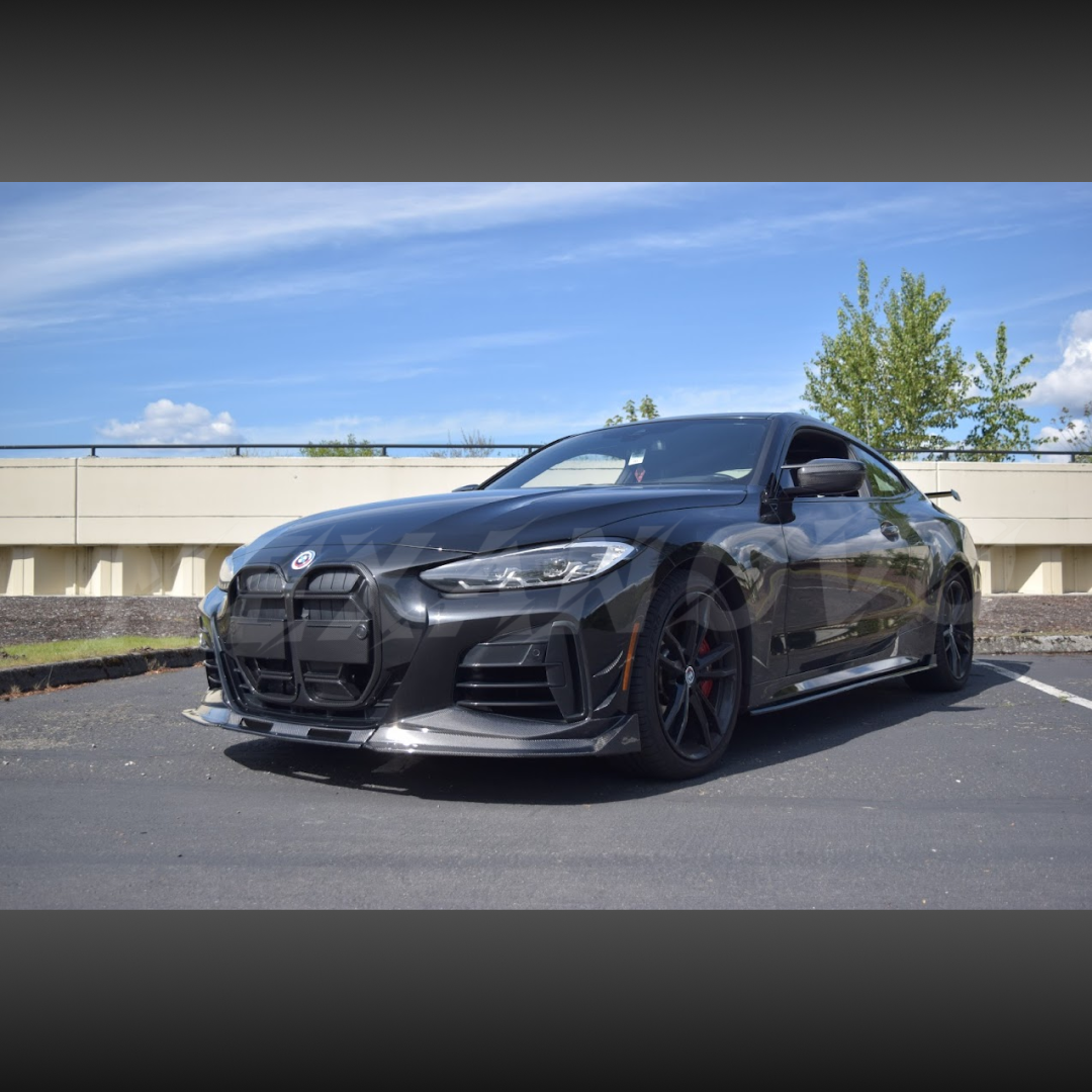 Carbon Fiber Racing CSL Style Front Lip For BMW G22/23 430i M440i (2021-2025) NexaNovo