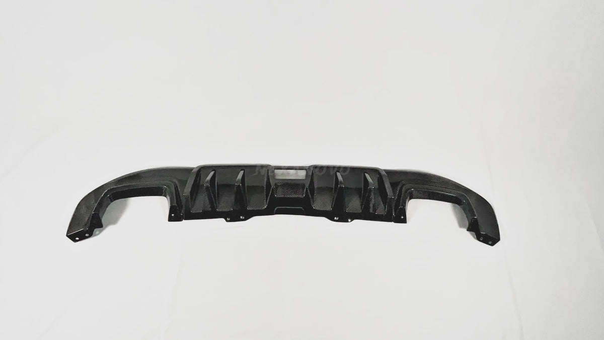 2016 Subaru WRX STI Real Carbon Fiber Rear Body Splitter by NexaNovo